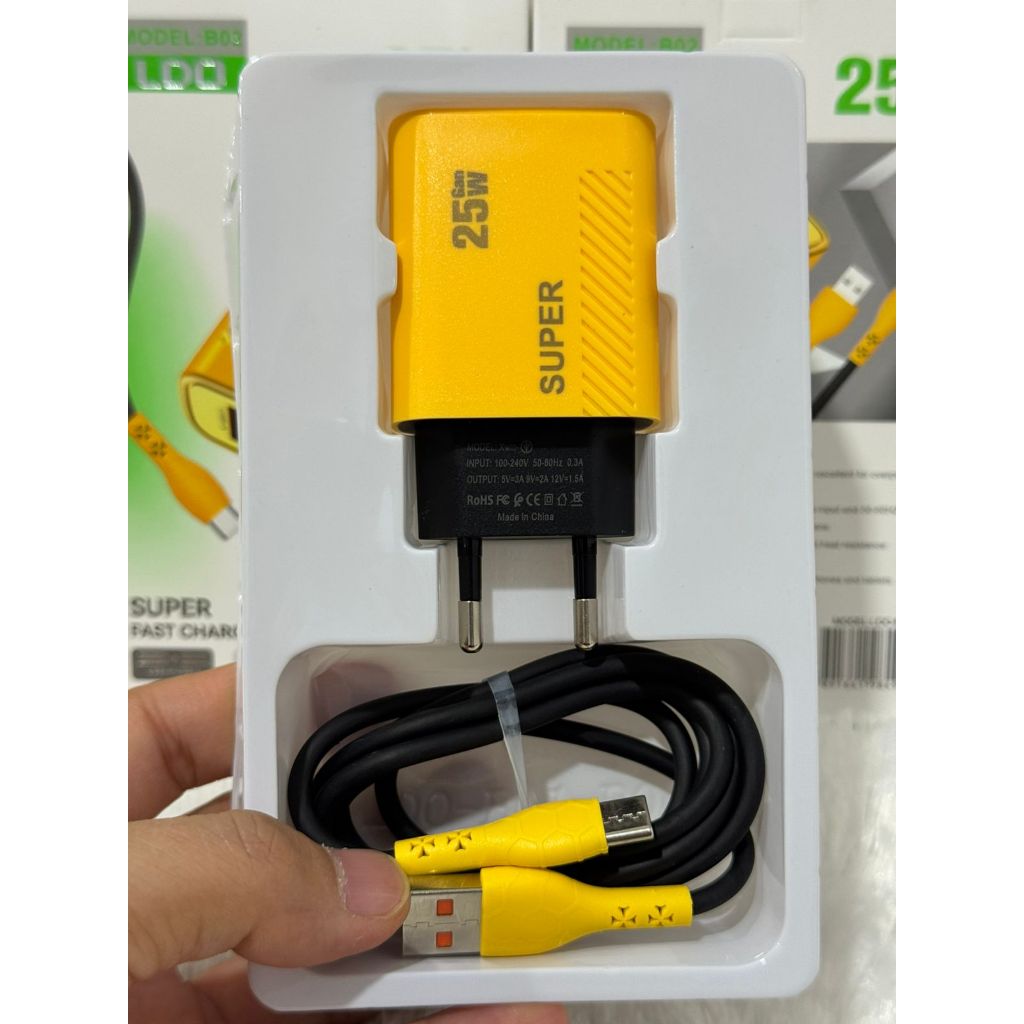 [PK-555] Super Charger 2Usb Gan Ldo-B02 25W Fast Charging Heavy Shell