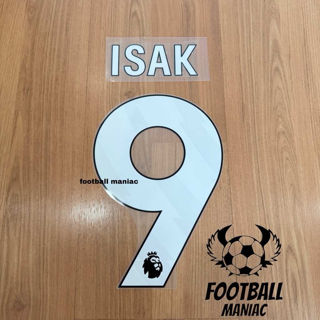 Original Liverpool Home & 3rd 2025/2026 Isak 9 Nameset