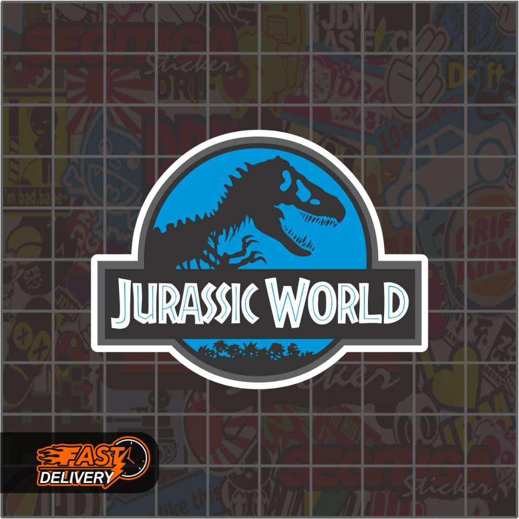 สติ๊กเกอร์ Jurassic World ขนาด 6.5 x 5 ซม