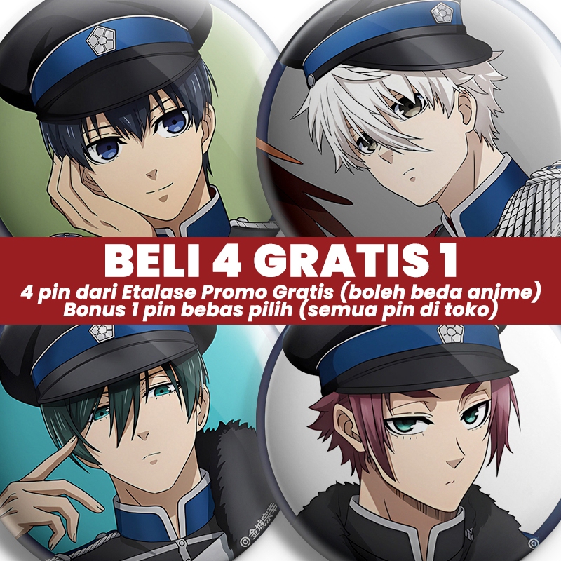 Blue Lock Pin Hells Warden