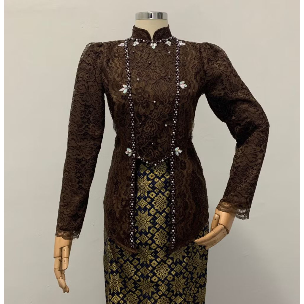 BEF Long V คอพอง Kebaya/Graduation Kebaya/Proposal Kebaya/Party Kebaya/Condangan Kebaya