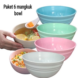 Paket HEMAT isi 6 pcs mangkok MICROWAVE BOWL ramah lingkungan
