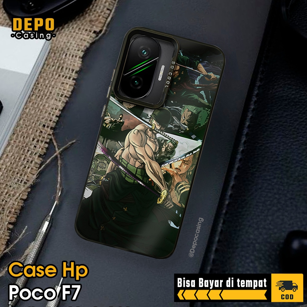 Poco F7 Case Depo Casing [ZORO] Case So Cool Premium Matte Softcase IMD Hybrid Hologram Glossy