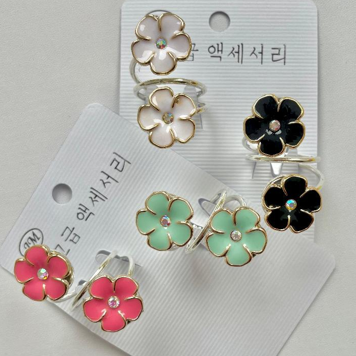 Jasmine Flower Motif Hijab Ring / Wrap - Jasmine Flower Motif Hijab Ring - Hijab Accessories - Hijab