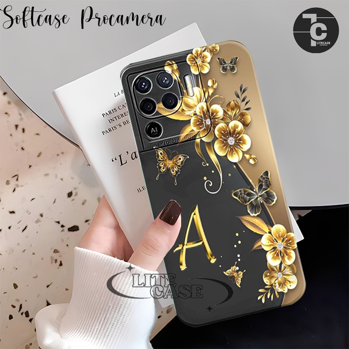 Softcase Hp Oppo Reno 5F 4F 7Z 8Z Reno 4 4G 5 4G 5G 6 4G วอลล์เปเปอร์ตัวอักษรดอกไม้ล่าสุด motif - เค