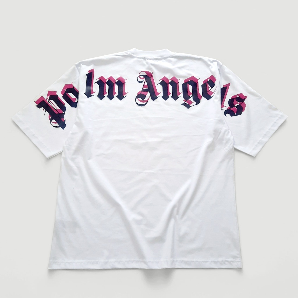 Palm Angels เสื้อยืดโอเวอร์ไซส์ Palm Angels เสื้อยืดแบรนด์ unisex