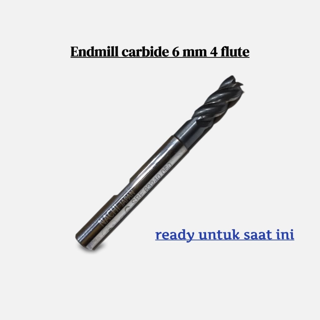 ดอกสว่าน MATA Fais ดอกกัด 6 4flute ยาว 100 ดอกเอ็นมิลล์คาร์ไบด์ 6+3100 4Flute Hrc55 ดอกกัด 6 4F มือส