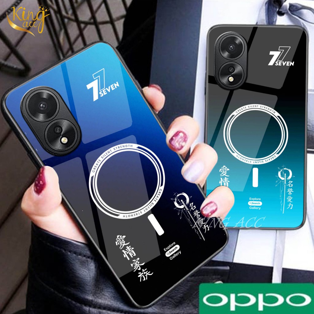 Softcase Glass Shiny Case Oppo A80 A60 A18 A3X A3 Pro A5X A5 PRO A5 2025 A98 A54 A76 A98 A96 Reno 12