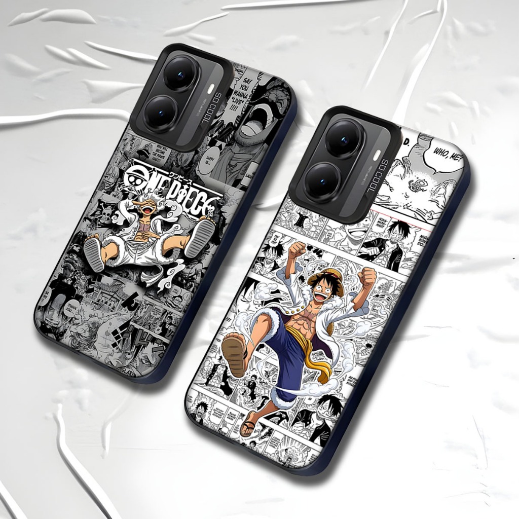 RN1 อะนิเมะตัวอักษรหมวกฟางLuffyกรณีXiaomi Poco SeriesสําหรับPoco C85 C71 C75 C65 F7 5G F7 ULTRA F7 P