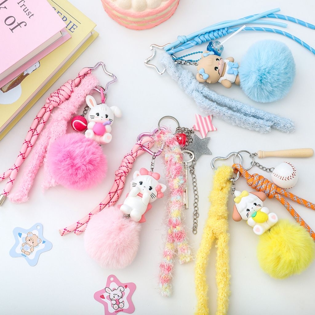 Mikko Phone Strap V3 Pompom Original Selected Blind Box