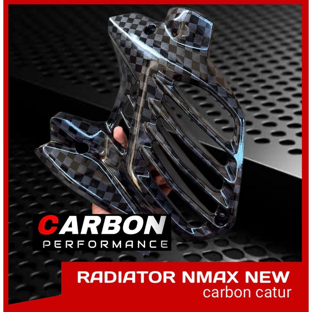 NMAX ใหม่คาร์บอน CHASISS RADIATOR COVER NMAX NEO NMAX NEO S CARBON PERFORMANCE VARIATION CHESS รุ่น