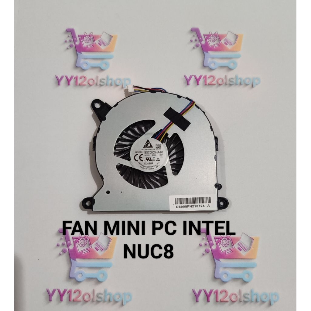 INTEL NUC8i5BEH MINI PC FAN NUC8i3BEH BSC0805AH-00 1Z24L9R 4pin