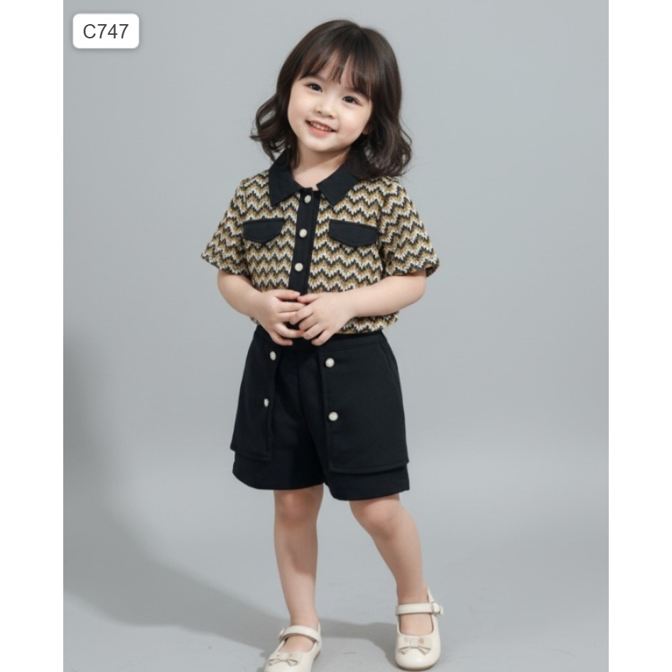 D4 Nada Girls Shorts Set C747