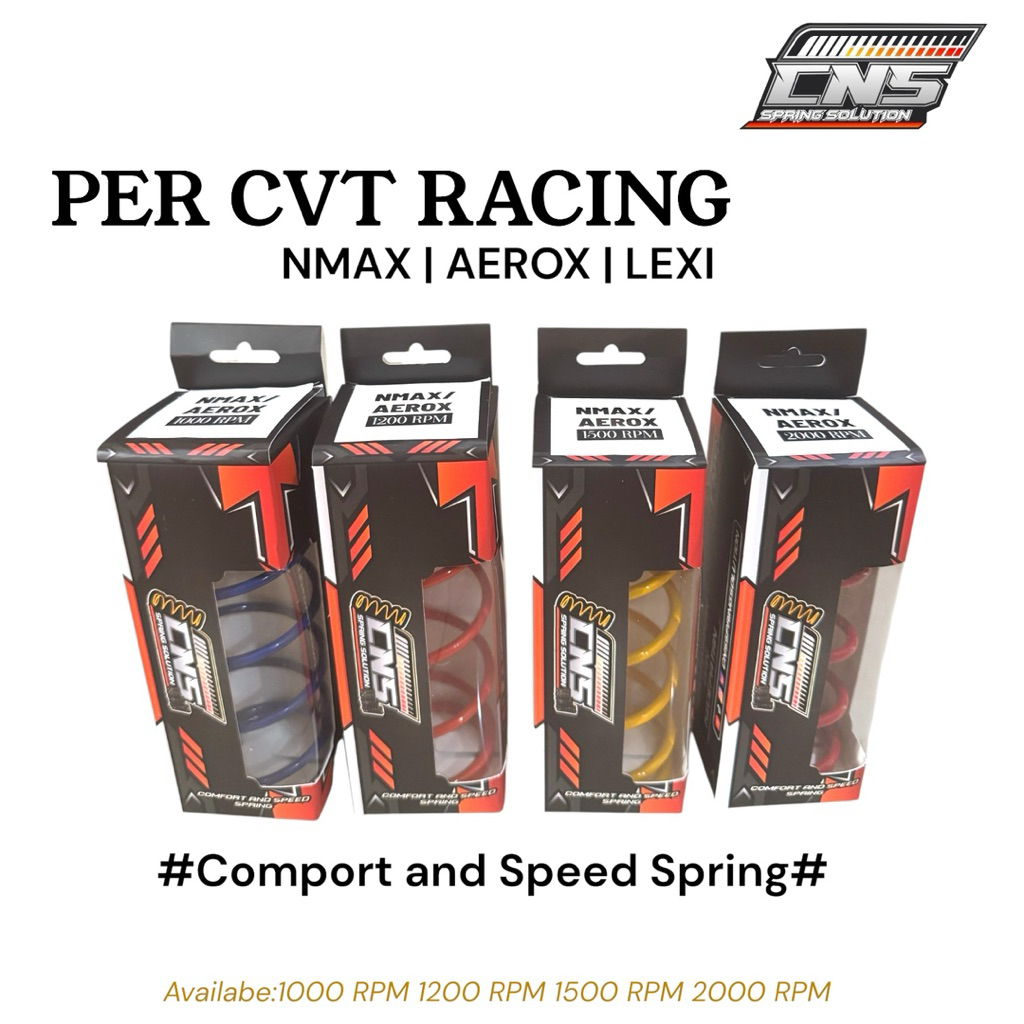 CNS PER CVT RACING MOTORCYCLE NMAX AEROX LEXI 1000 RPM 1200 RPM 1500 RPM 2000RPM คาร์บอน