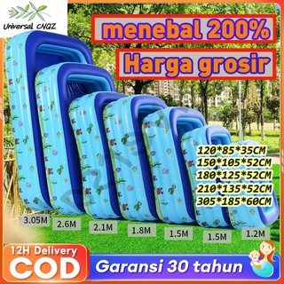[COD] kolam renang anak jumbo 3.1 meter 3 Rings Thick rubber inflatable swimming pool