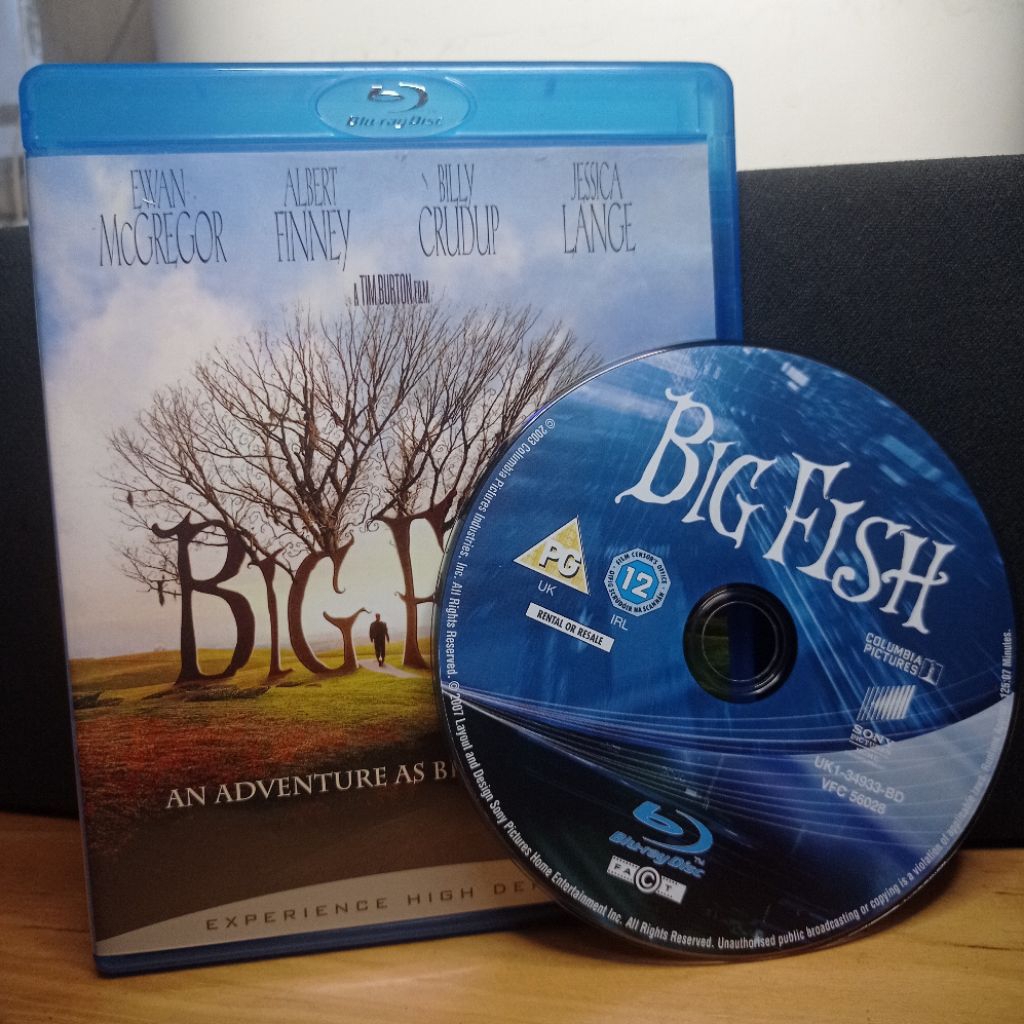 Blu-ray bluray bd the Big Fish Ewan McGregor