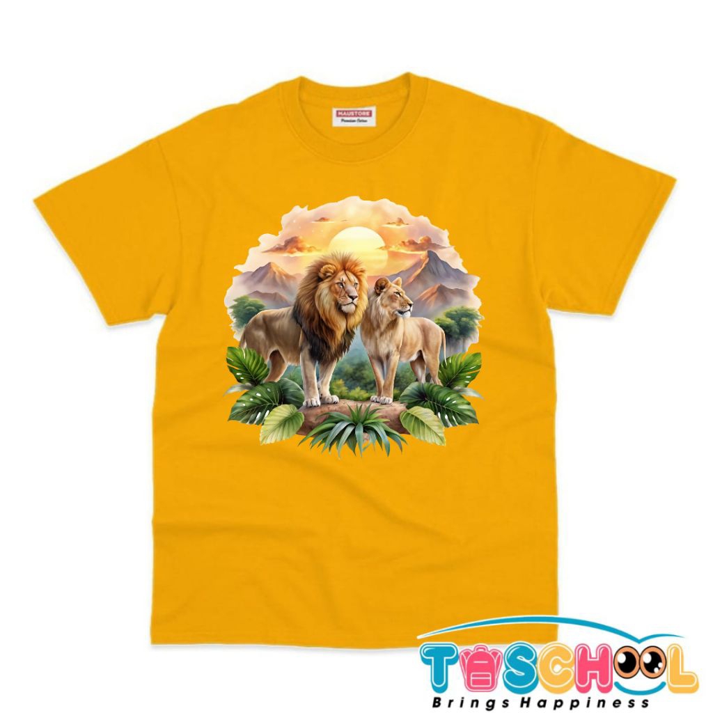 เสื้อผ้า CHILDRENS, เสื้อยืด CHILDRENS, LION KING OF THE FOREST LION