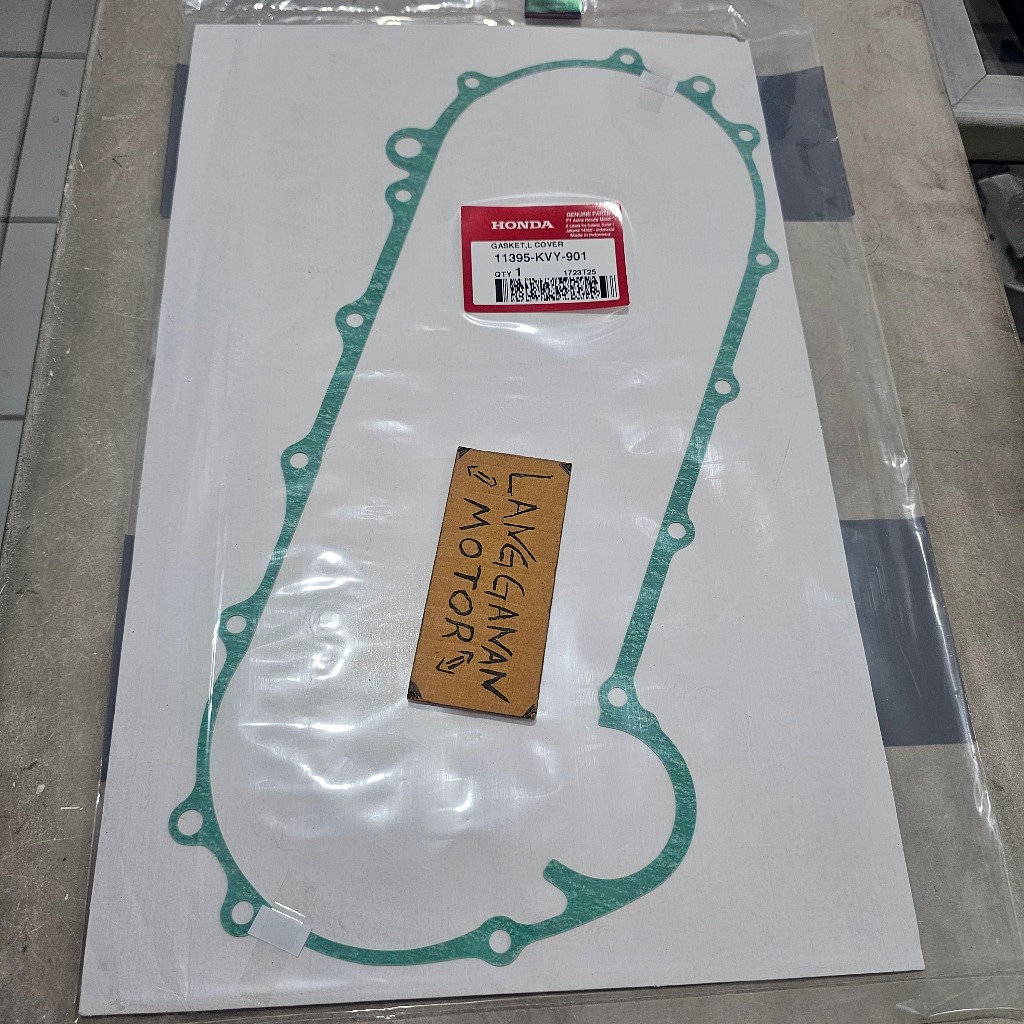 MESIN PAKING GASKET PERPAK COVER BAK CVT ฝาครอบด้านนอกเครื่องยนต์ BEAT SCOOPY SPACY คาร์บอน F1 ROUGH