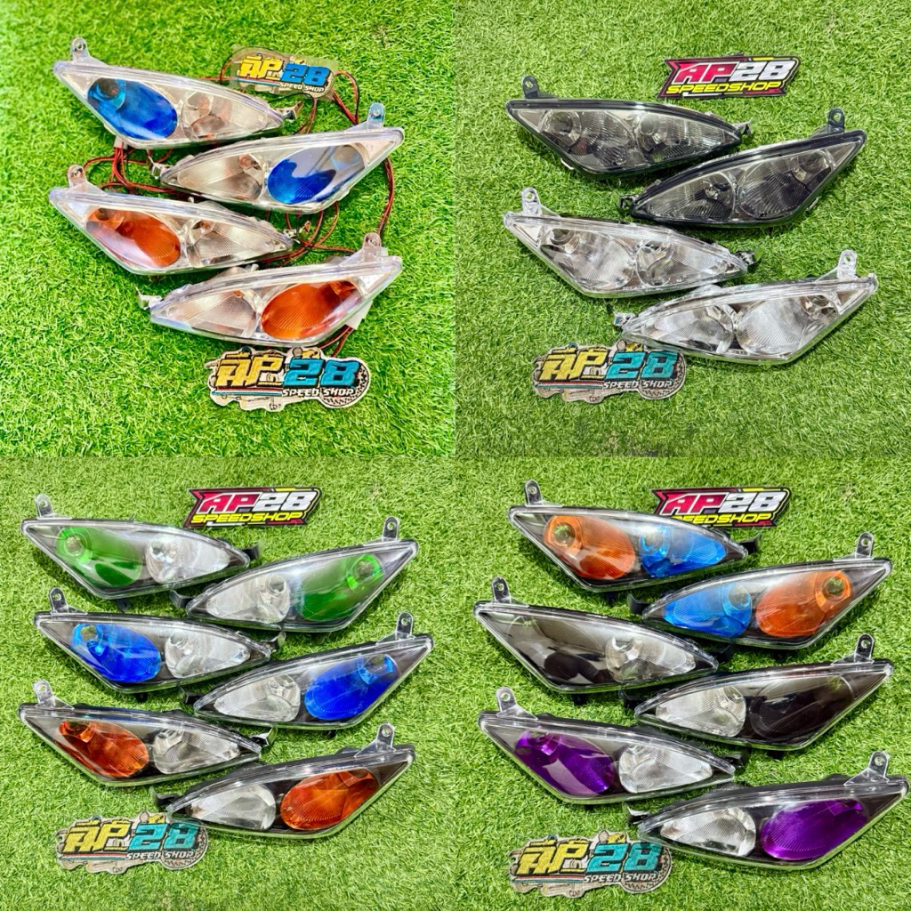 MATA MIO SPORTY 5TL เปลี่ยนไฟ MIO MX THAILAND รุ่น PLAIN MICA / MIO SPORTY ด้านหน้าป้ายไฟ MIO MX THAILAND รุ่น 2 EYES
