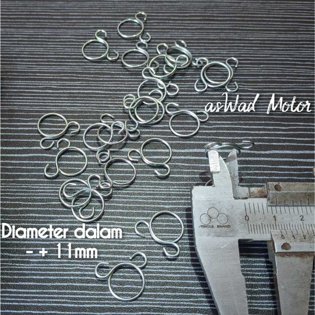 (2PCS) 11x1MM UNIVERSAL HOSE CLAMP / HOSE CLAMP / CLIP / HOSE CLAMP / HOSE CLAMP / แท้ HOSE CLAMP