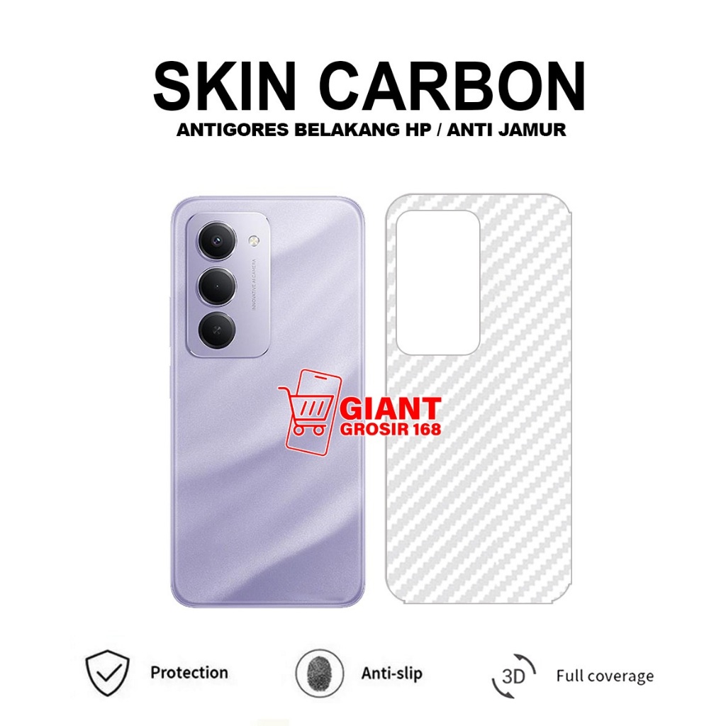 Redmi 15 Redmi 15C 4G Redmi 15C 5G Redmi A3 ผิวคาร์บอน Garskin Anti-Scratch กลับ Redmi 15 Redmi 15C 