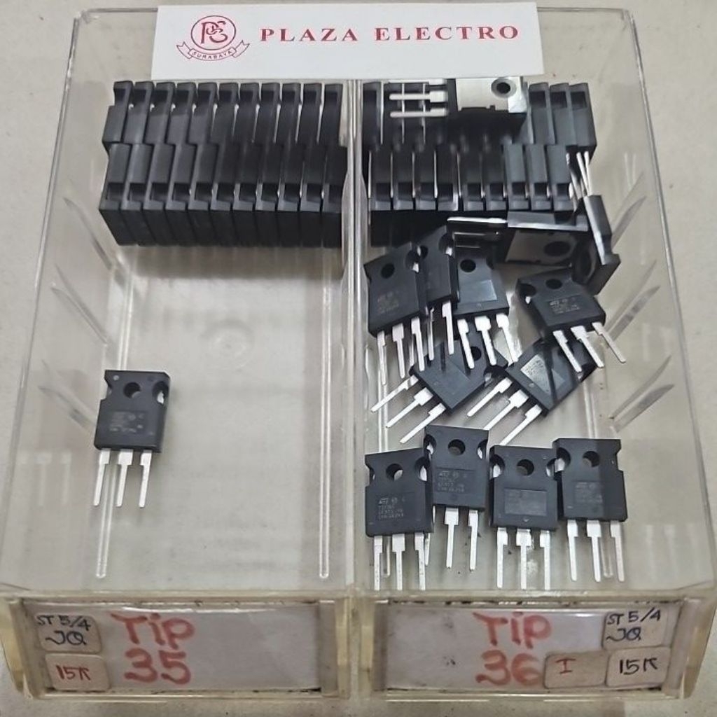 TRANSISTOR ST TIP 35C / 36C ORIGINAL TIP35 / TIP36 C SUPER QUALITY