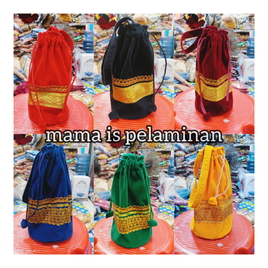 กระเป๋าโท้ต/คัมเปียกํามะหยี่ Syria