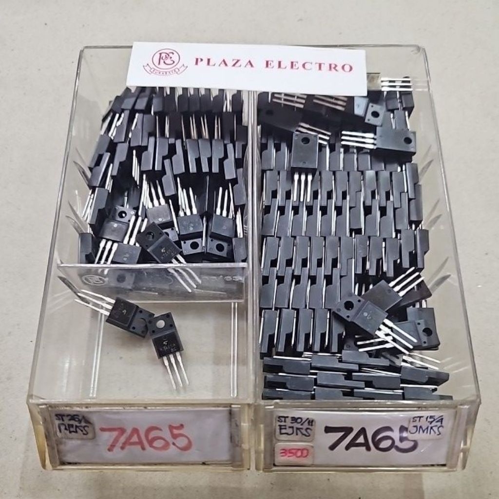 MOSFET K 7A65 D ต้นฉบับ IC ทรานซิสเตอร์ K7A65D DIP 7A65 คุณภาพดี