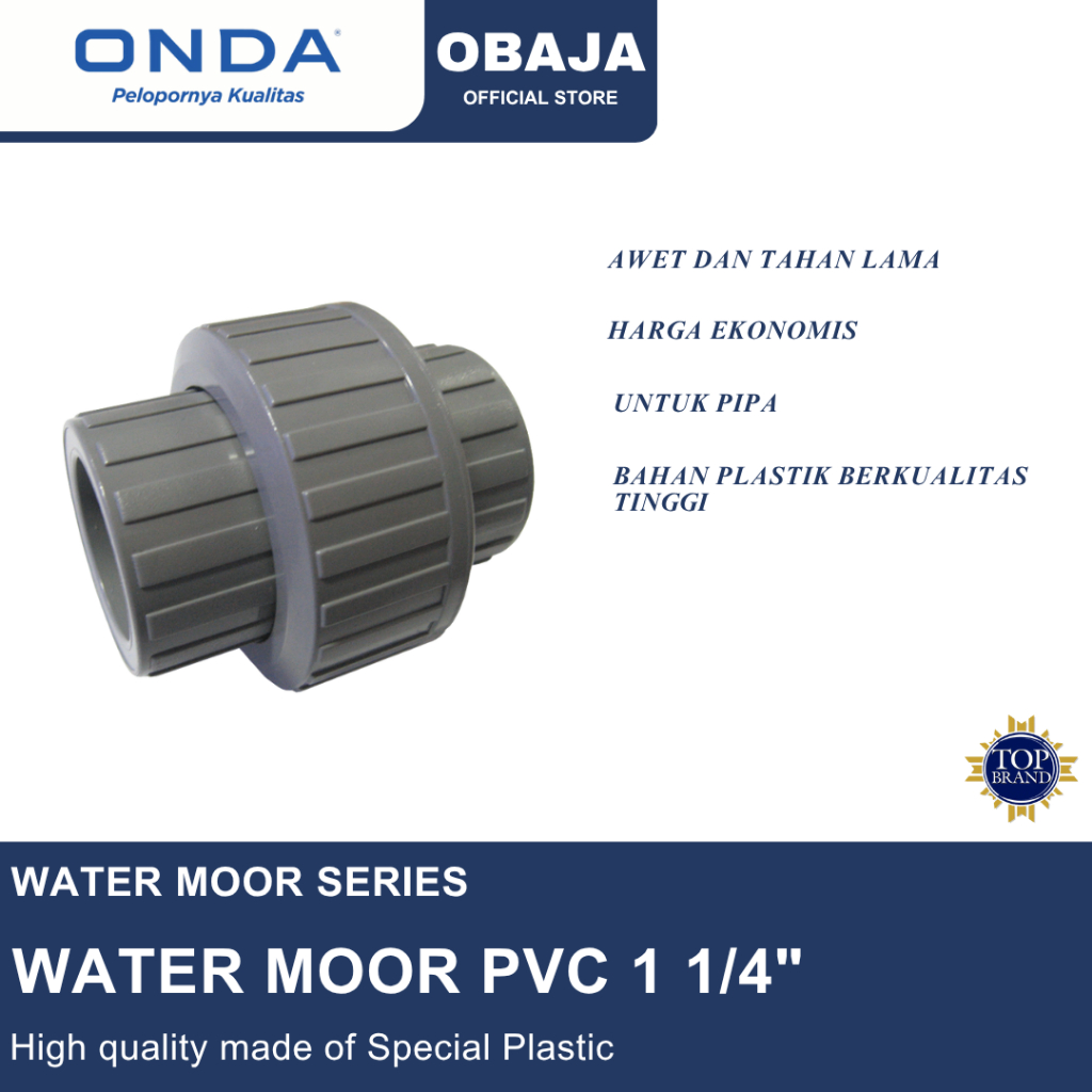 Onda Water Mur 1 1/4" / Onda PVC Water Moor 1 1/4" / PVC Water Mur