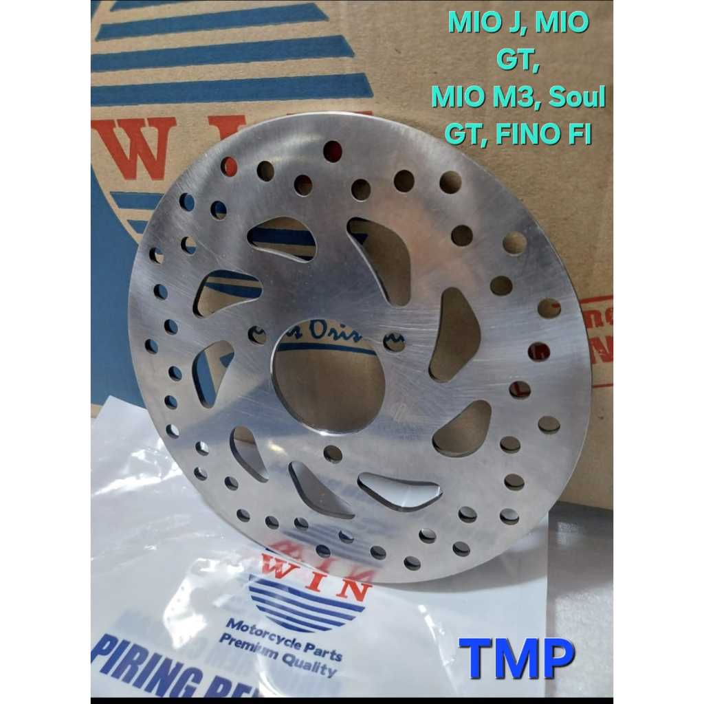 จานดิสหน้าสําหรับ MIO J, MIO GT, MIO SOUL GT, MIO M3, FINO FI Motorcycles. STEEL & RUSTPROOF ยี่ห้อ 