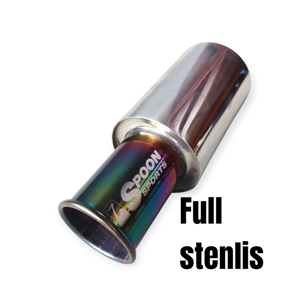 SPOON SPORT STAINLESS RAINBOW EXHAUST