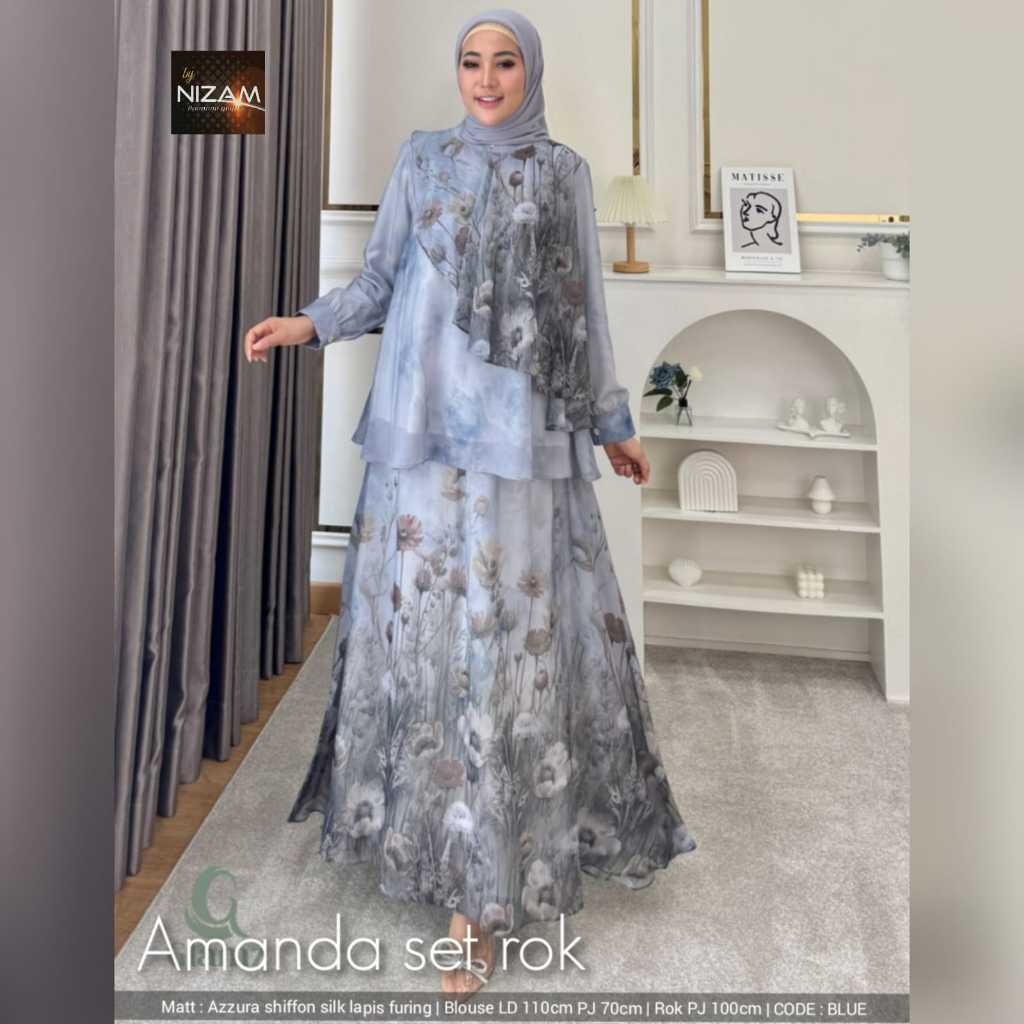 HQ เสื้อผ้าผู้หญิง AMANDA SET SKIRT จาก NIzAM FASHION STORE