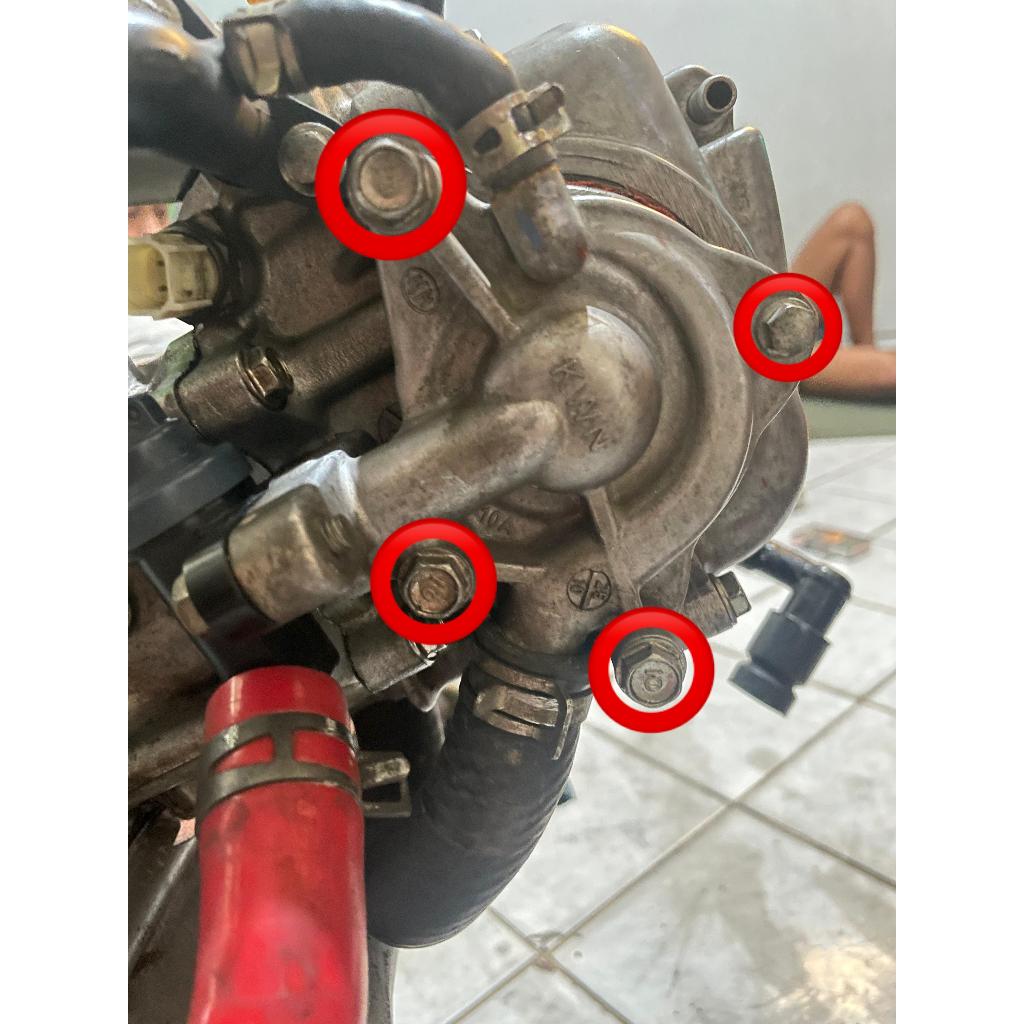 WATERPUMP MOUNTING BOLT (4 BOLT) VARIO 125 / 150 LED OLD LED NEW BOHLAM KZR GEN 1 2 ปี 2012 - 2025 W