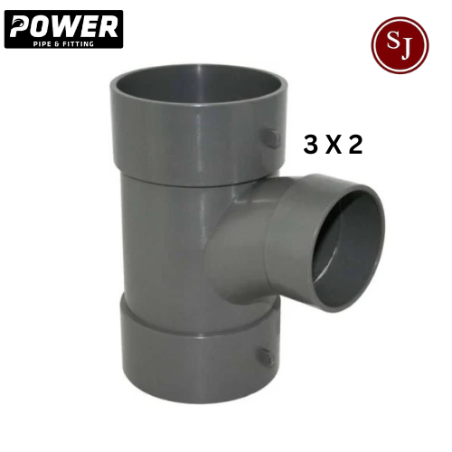 TEE Y POWER LARGE RADIUS TEE 3 X 2 INCH DLT / TEE Y 3 X 2 D