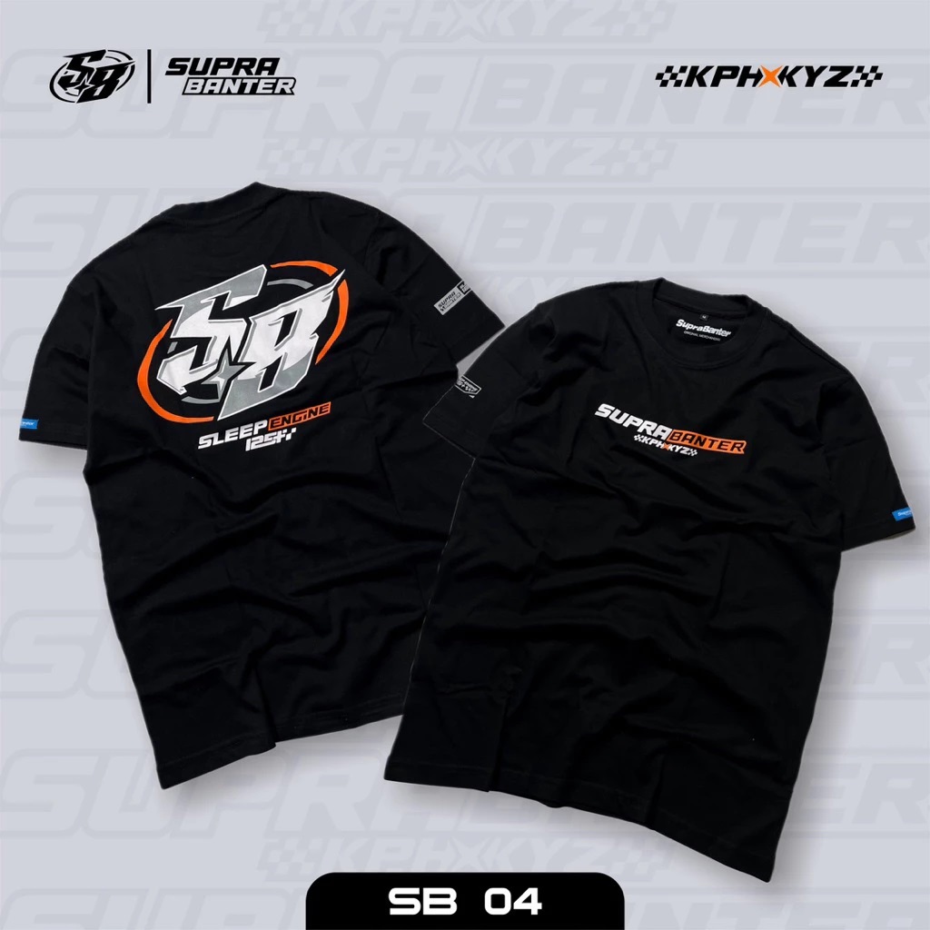 SB Supra Banter Racing เสื้อยืด Unisex - เสื้อยืดผู้ชายและผู้หญิง - เสื้อผ้ายานยนต์ Supra Racing - เ