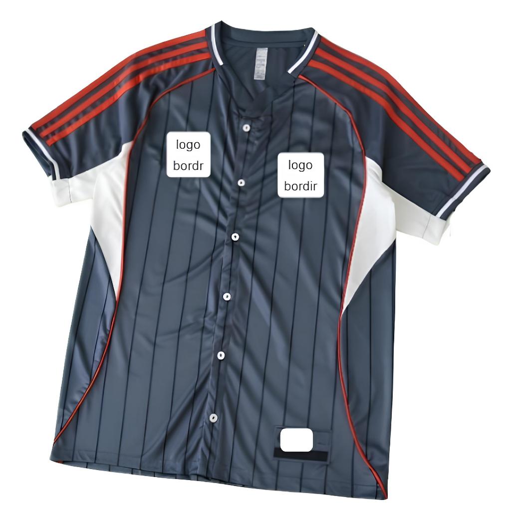 MUNCHEN GREY BASEBALL JERSEY - BASEBALL SHIRT