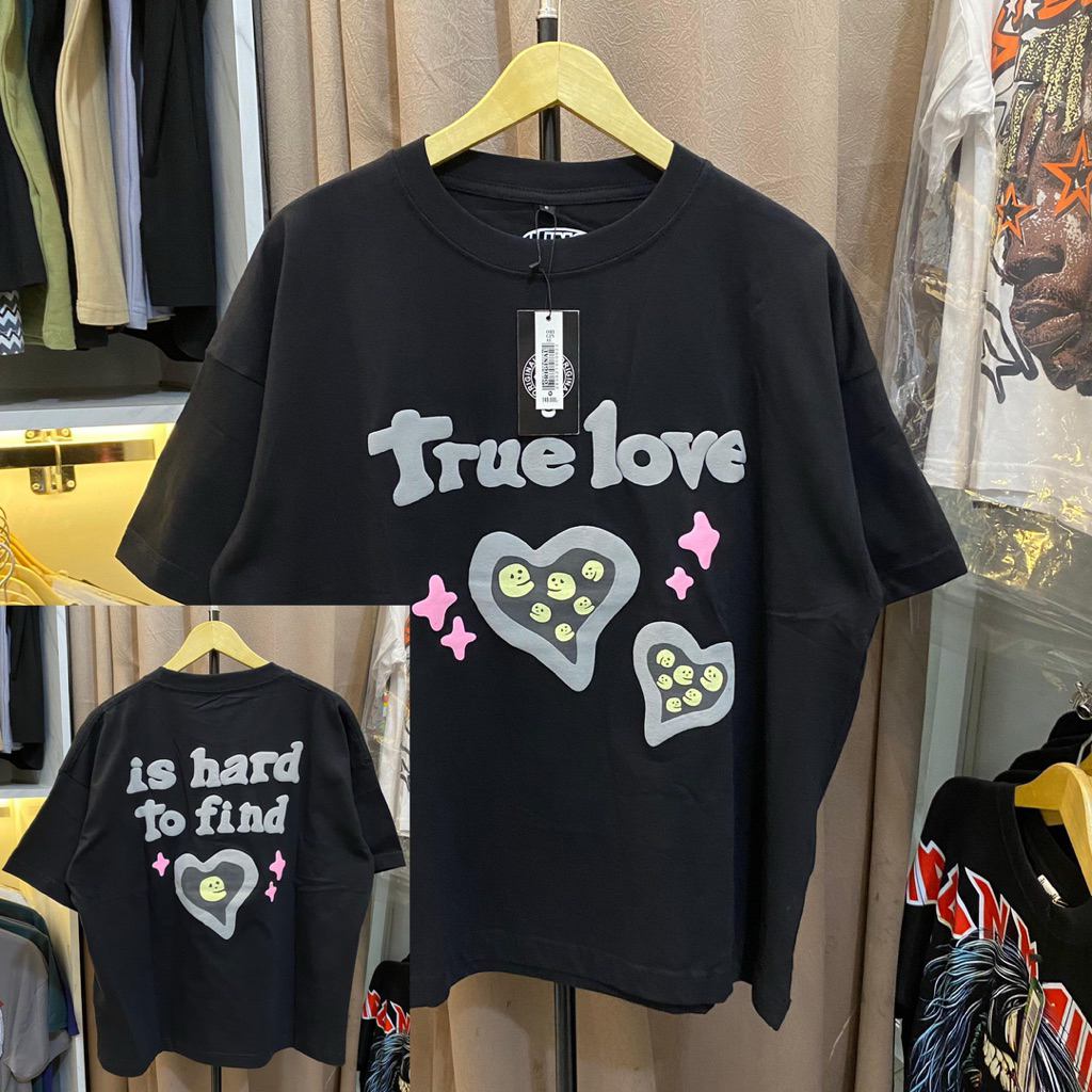 ต้นฉบับ LINOCLOTHING EMBOSSED INK PUFF BOXY FOAM เสื้อยืด