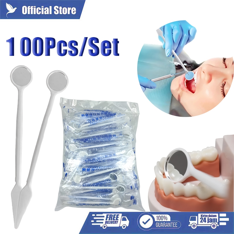 100 ชิ้นทางการแพทย์ปากกระจกทันตกรรมใช้ทันตกรรม Endoscope Probe