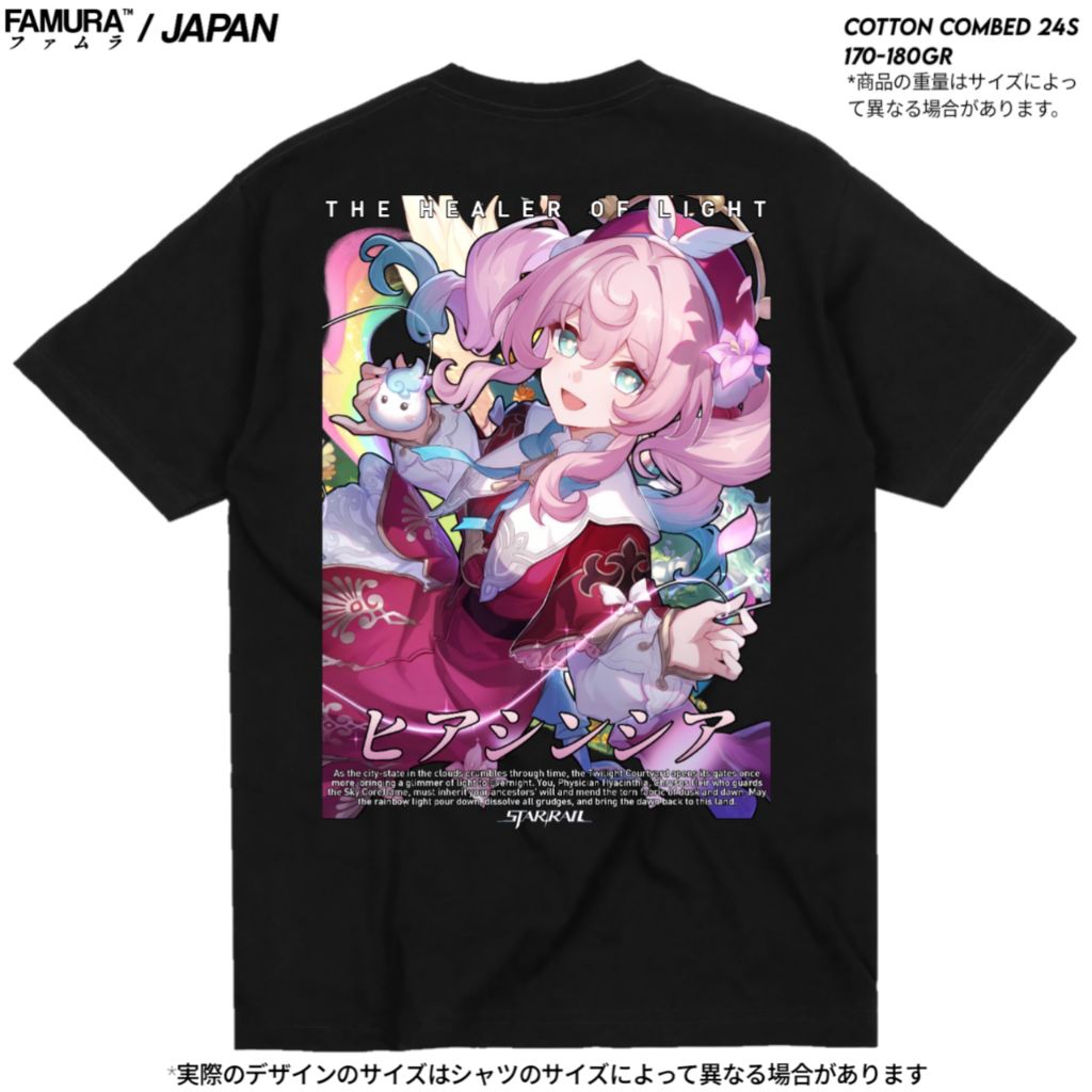 FIMURA T-Shirt / T-Shirt Game Shirt Hyacine HSR Honkai Star Rail