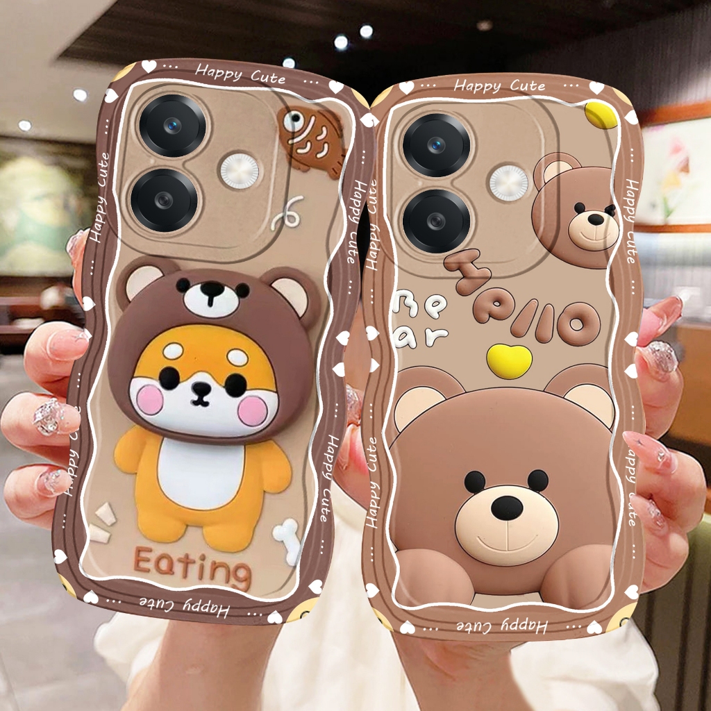 RY653 กรณี Hp Oppo A5i A5X A3X A38 A18 A60 A3 PRO A58 4G A58 5G A78 A57 F9 A17 A16 A15 A3S คลื่น