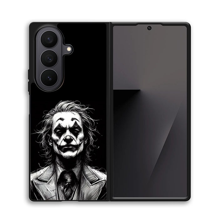 กรณีที่กําหนดเองสําหรับ Samsung Z พับ 7 6 5 4 3, Z Flip 7 6 5 4 3 SE Joker D0118