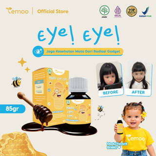 Temoo Eye! Eye! Madu Vitamin 85 gr - Madu Kesehatan Mata Lutein 15 mg Zeaxanthin 5 mg Vitamin A, C, & E Nutrisi Anak Sehat Vitamin Kids T66