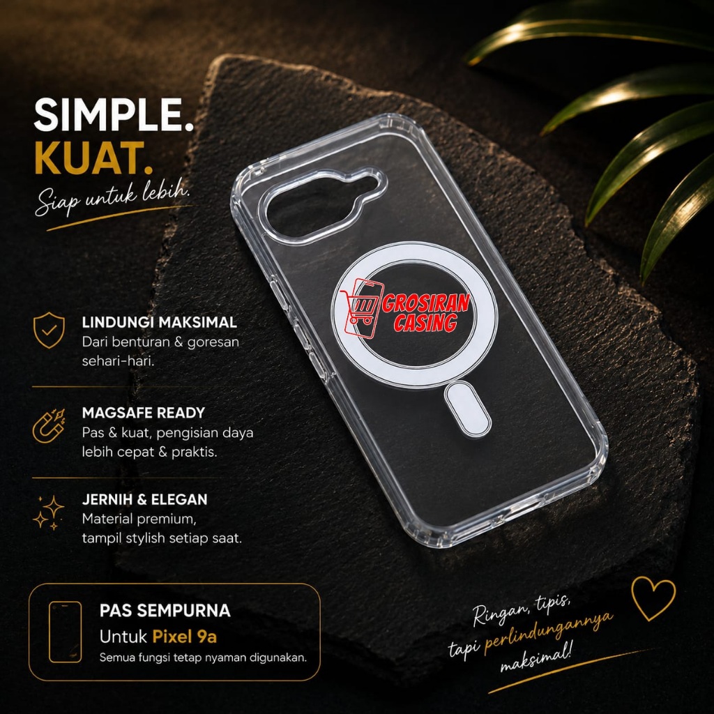 Magsafe Clear Google Pixel 9A Google Pixel 10 Pro Case Magsafe Magnetic Wireless Charging Transparen