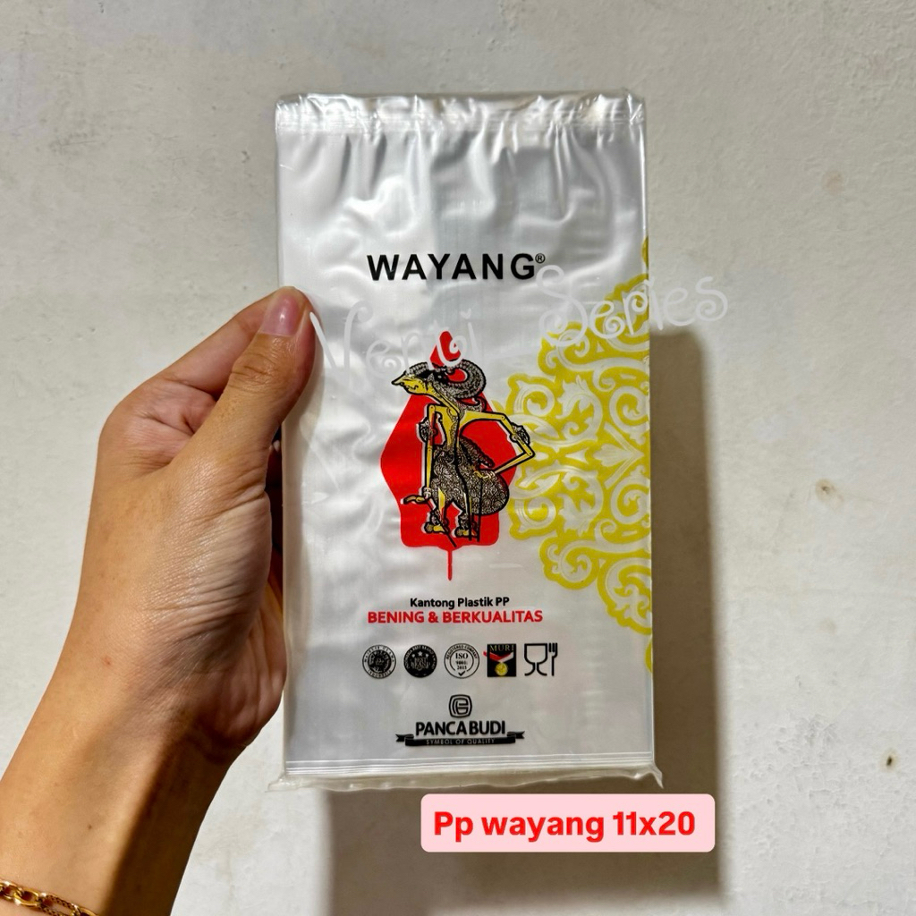 PP Wayang 11x20 / Wayang Plastic 11x20 11x20 พลาสติกห่อ / พลาสติกใส 11x20