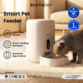 BIOTA Smart Pet Feeder - Dispenser Makanan Otomatis Kucing / Anjing