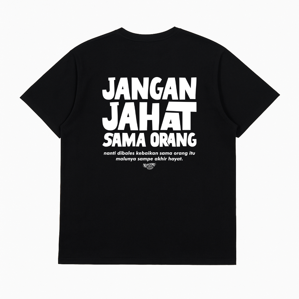 Kepstore Official - เสื้อยืดคนเดียวกันอย่าชั่วร้าย - เสื้อยืด Advice Word - ผ้าฝ้ายหวี 24s - Unisex