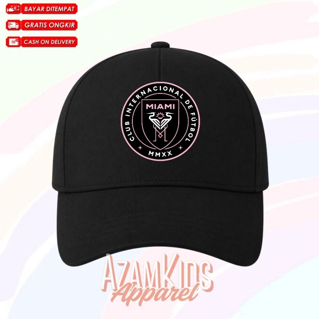 Inter Miami Kids Bucket Hat Free Name / หมวกเบสบอล Inter Miami Kids