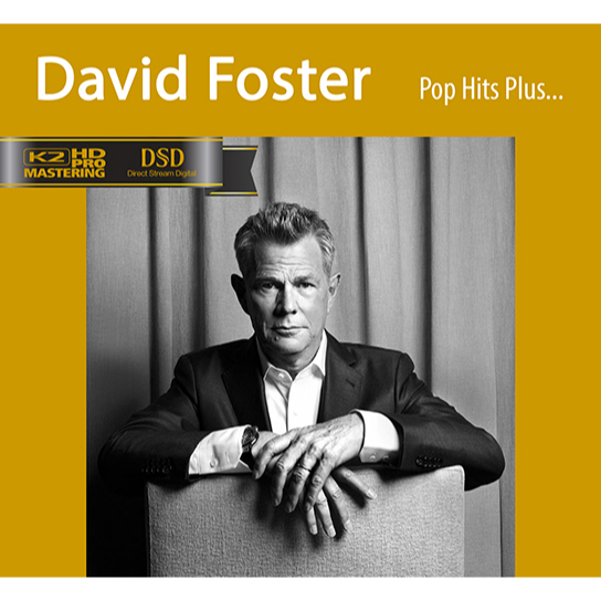 ซีดีเพลง DAVID FOSTER, Pop Hits Plus (2 แผ่น, Import, New, Sealed, Digipack edition, K2HDPro/BSCD2)