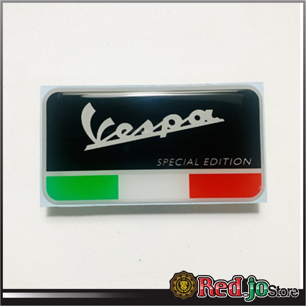 VESPA SPECIAL EDITION สติ๊กเกอร์ 3D สัญลักษณ์นูนแบบยืดหยุ่น