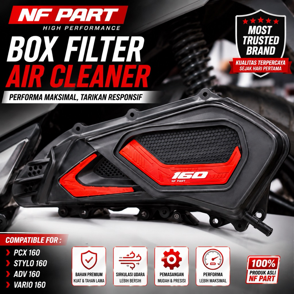NF PART - ฝาครอบกล่องกรอง PCX 160 ADV 160 VARIATION OF AIR FILTER VARIO 160 STYLO 160